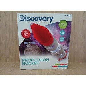 Discovery Propulsion Rocket 7 Piece Set Toy Powered by Baking Soda With Poster